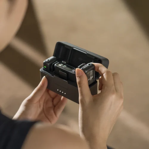 DJI Mic 2 Mikrofon (2 Sender + 1 Empfänger + Ladeschale)