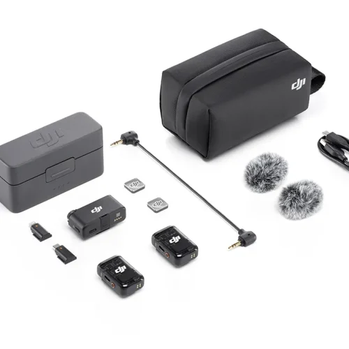 DJI Mic 2 Mikrofon (2 Sender + 1 Empfänger + Ladeschale)