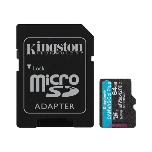 Kingston microSDXC-Karte Canvas Go! Plus 64 GB