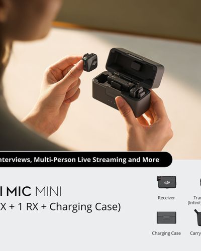 DJI Mic Mini (2 Sender + 1 Empfänger + Ladeschale)