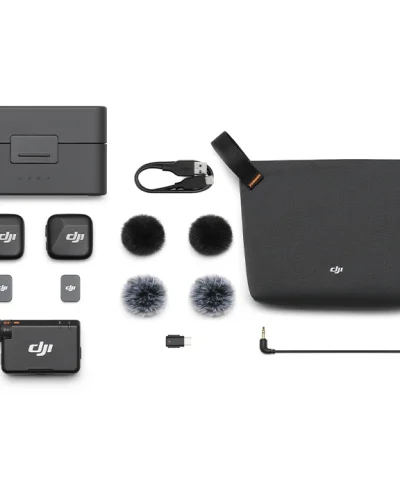 DJI Mic Mini (2 Sender + 1 Empfänger + Ladeschale) + Handy Adapter (Lightning)