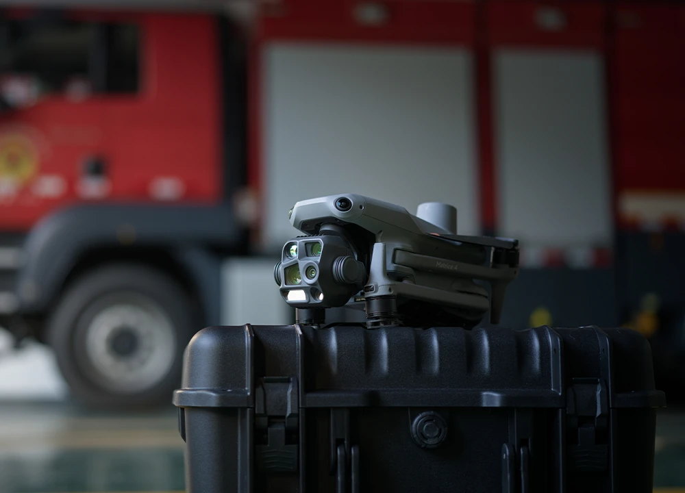 DJI Matrice 4T mit Koffer einsatzbereit für Feuerwehr, SLRG und Polizei