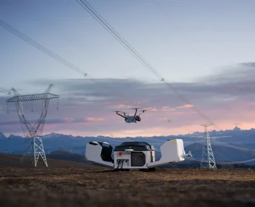 DJI Dock 3 im Einsatz - Kontrolle von Hochspannungsleitungen