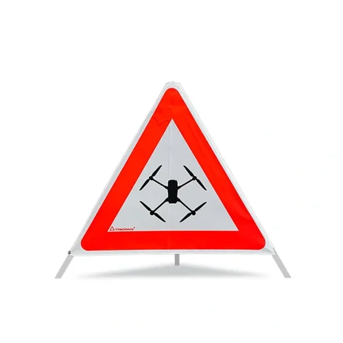 Faltsignal Triopan «Drohne» 60cm