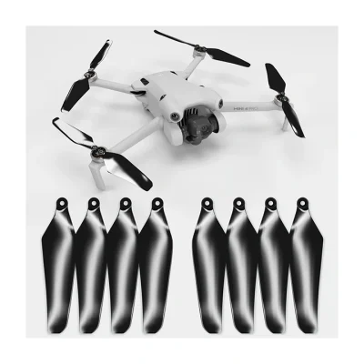 DJI Mini 4 / 3 Pro SUPER STEALTH Upgrade Propellers – x4 Black