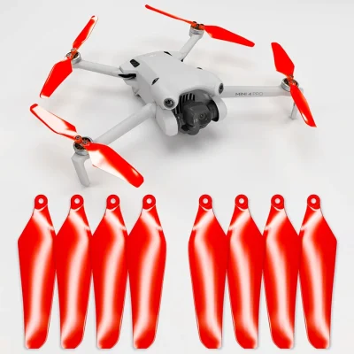 DJI Mini 4 / 3 Pro SUPER STEALTH Upgrade Propellers – x4 Black