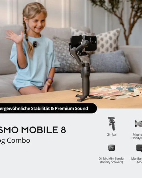 Osmo Mobile 8 Vlog Combo (DJI Mic Mini Sender schwarz)