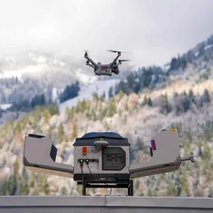 inspektionsdrohne im Skigebiet