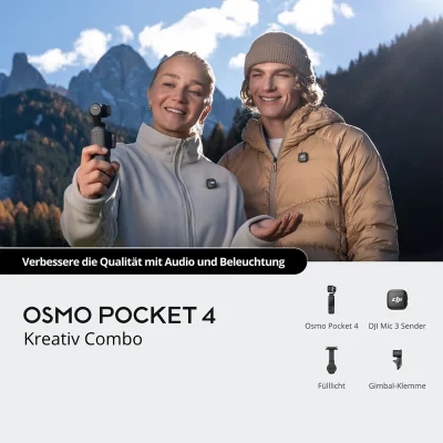 DJI Osmo Pocket 4 (Creator Combo)