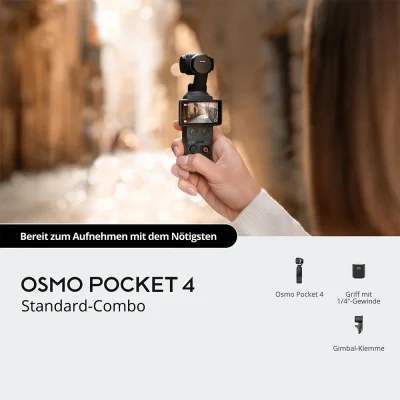 DJI Osmo Pocket 4 (Standard Combo)