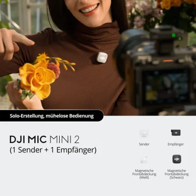 DJI Mic Mini 2 (1 Sender + 1 Empfänger)