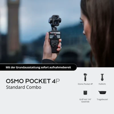 DJI Osmo Pocket 4P (Standard Combo)