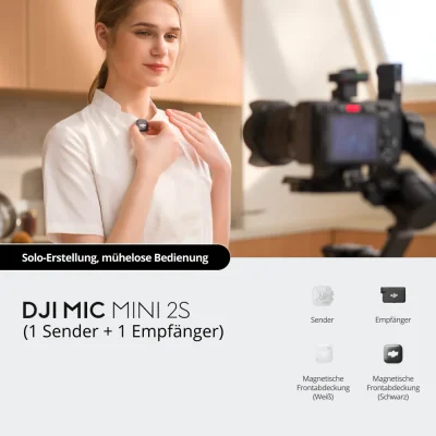 DJI Mic Mini 2S (1 Sender + 1 Empfänger)